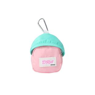 新款创意零钱包蘑菇包迷你包小挂包可爱风防丢手机挂件耳机口红钥匙小包收纳包撞色挂饰男女款学生潮流小书包