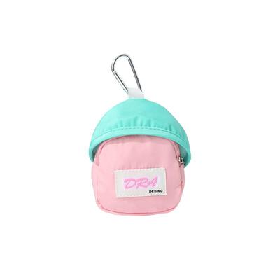 新款创意零钱包蘑菇包迷你包小挂包可爱风防丢手机挂件耳机口红钥匙小包收纳包撞色挂饰男女款学生潮流小书包