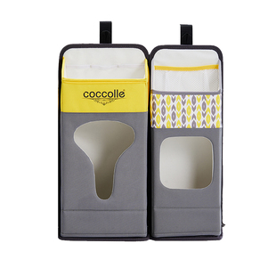 婴儿床收纳袋床头挂袋床边置物架挂篮围栏床挂收纳盒尿不湿储物袋