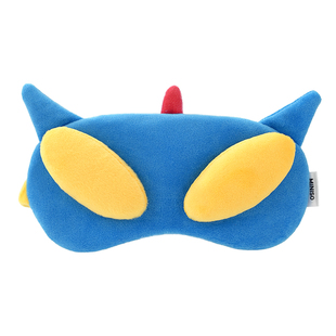 MINISO名创优品蜡笔小新超变装毛绒眼罩卡通眼罩午睡眠专用遮眼罩