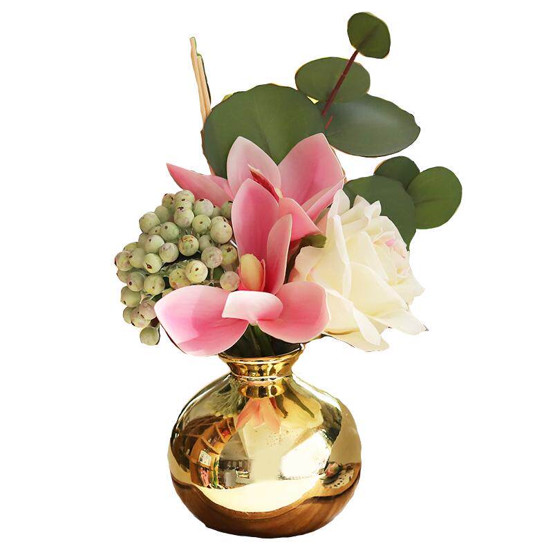 花溪树梦3d圆叶尤加利花香薰摆件