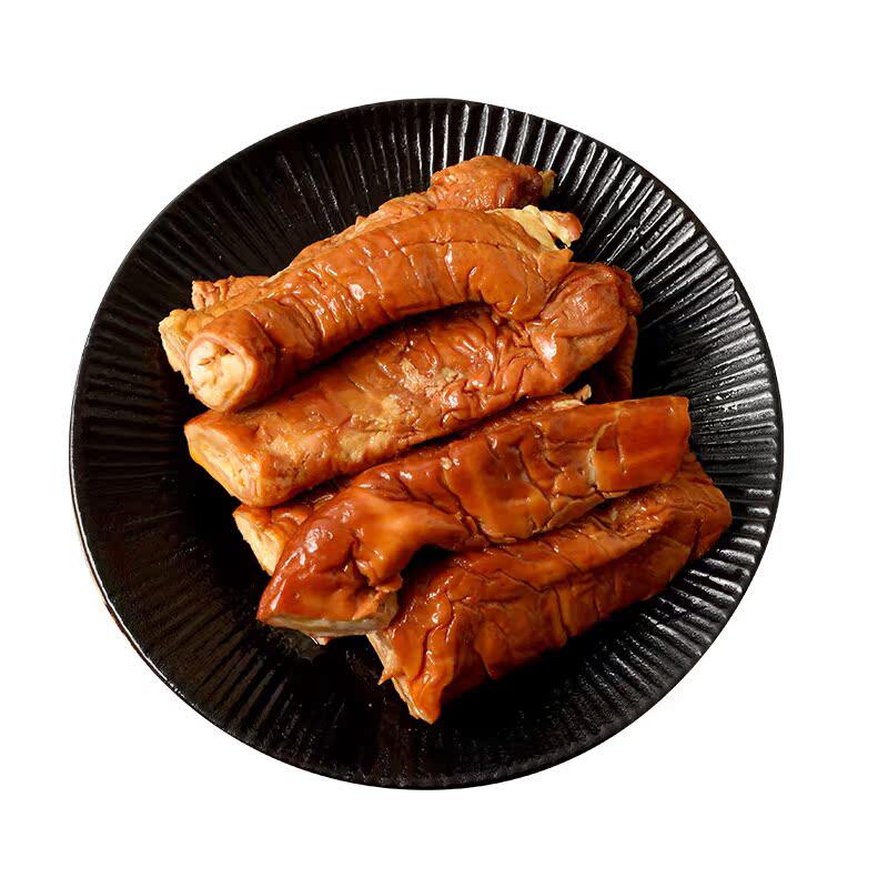九转大肠京东包邮卤肥肠加热即食熟食卤味猪大肠整根卤制大肠批发