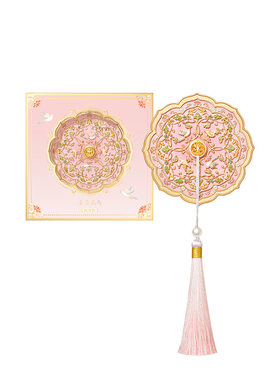 宫廷宝贝金背花鸟随身镜