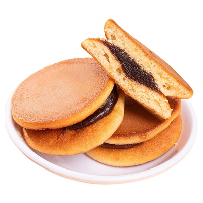 铜锣烧整箱红豆面包健康营养早餐