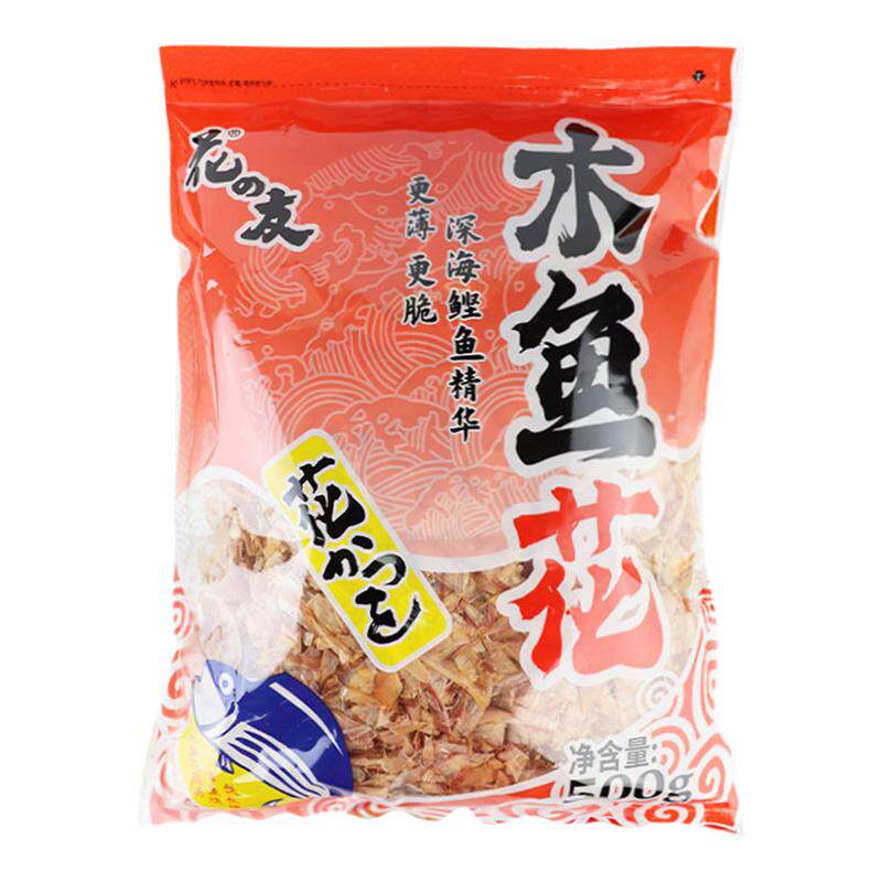 花之友木鱼花商用大包装日式关东煮柴鱼片章鱼小丸子材料鲣鱼500g
