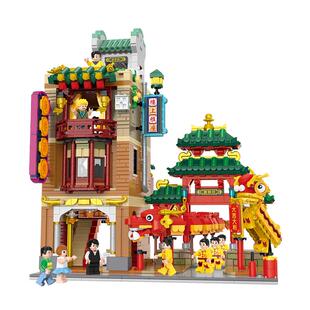 贝乐迪积木广州骑楼老街城市印象系列