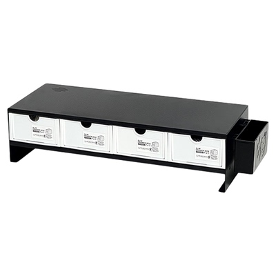 台式电脑增高架带抽屉双层置物架