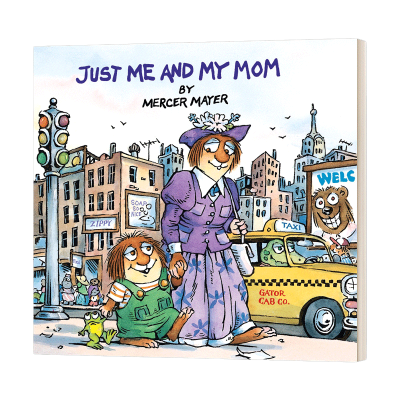 英文原版绘本 Just Me and My Mom Little Critter 小怪物系列 我和妈妈去旅行 英文版 进口英语原版书籍