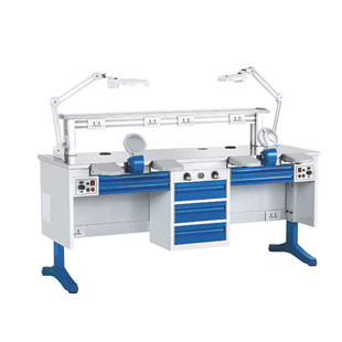 牙科1.2单人1.8米双人技工桌操作工作台口腔门诊义齿加工厂技工桌