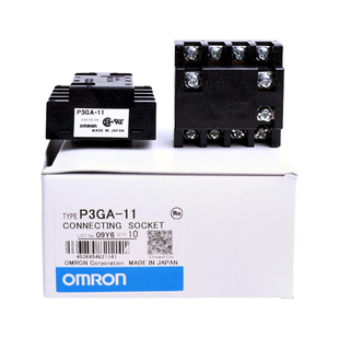 全新原装欧姆龙开孔安装底座P3G-08 P3GA-11适用H3BA H3CR H3CA