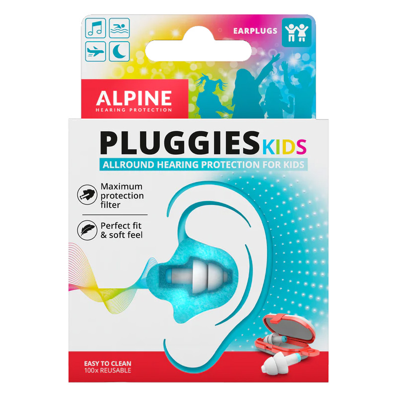 正品荷兰Alpine pluggies-kids儿童小孩耳塞防噪音防水飞机耳塞