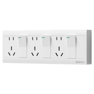 国际电工明装二十五孔插座五位大功率20孔25孔排插多孔面板明线盒