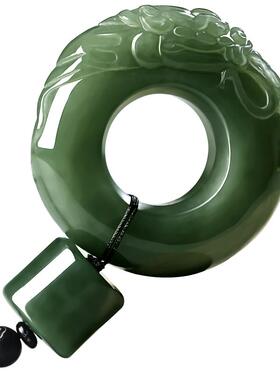 龙头手把件新疆和田玉扳指