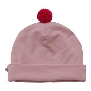 新生婴儿帽子秋冬款女宝宝德绒男童帽秋毛球儿童套头童胎帽保暖帽
