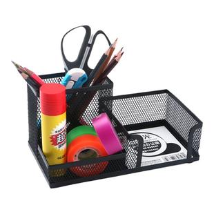 晨光笔筒创意时尚可爱收纳盒学生桌面简约办公室收纳盒摆件文具笔盒化妆刷少女多功能笔桶办公用品包邮