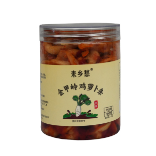 衡阳金甲岭鸡萝卜条300g香辣萝卜干网红下饭咸菜瓶装即食榨菜酱菜