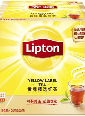 Lipton/立顿红茶茶包200包袋装