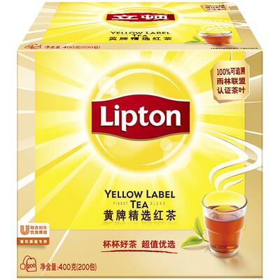 Lipton/立顿红茶茶包200包袋装
