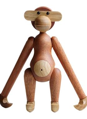 儿童房实木玩具摆件高级感