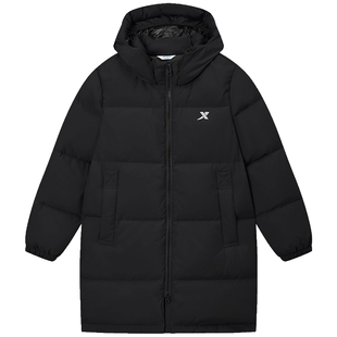 特步童装儿童三防羽绒服防寒服2026秋冬新款男童外套大童连帽冬装