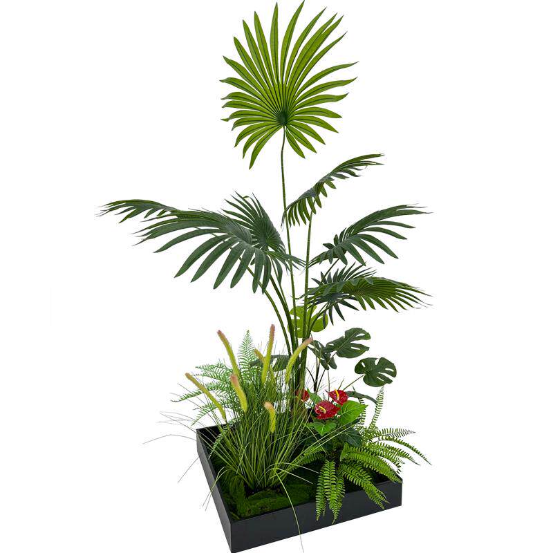 喜语仿真绿植可移动式造景花艺