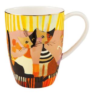 德国高宝Goebel情侣陶瓷马克杯北欧ins风大容量水杯牛奶杯咖啡杯