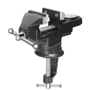 台钳小型多功能家用万向迷你小台虎桌钳工作台桌平口360度台虎钳