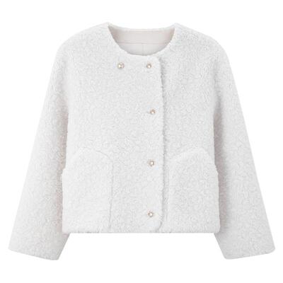 仿羊羔毛外套MindBridge小香风