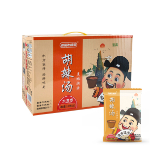 逍遥镇胡辣汤老杨家牛肉味方便速食102g*20袋整箱早餐汤胡辣汤