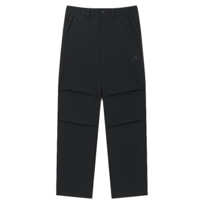 拓路者男款加绒压褶伞兵裤软壳裤25年冬季户外防泼登山裤宽松长裤