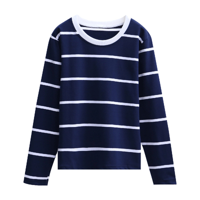 春秋纯棉T恤大码宽松遮肚妈妈装