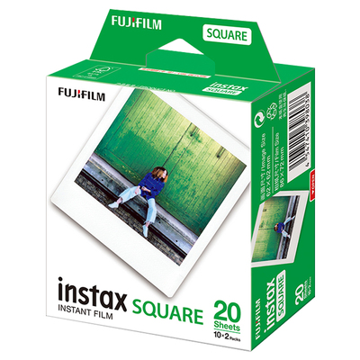 富士立得方形白边相纸一次成像