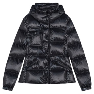 邱莹莹 HELA AOMI “蒙家限定小蛮腰”90鹅绒连帽拉链设计羽绒服