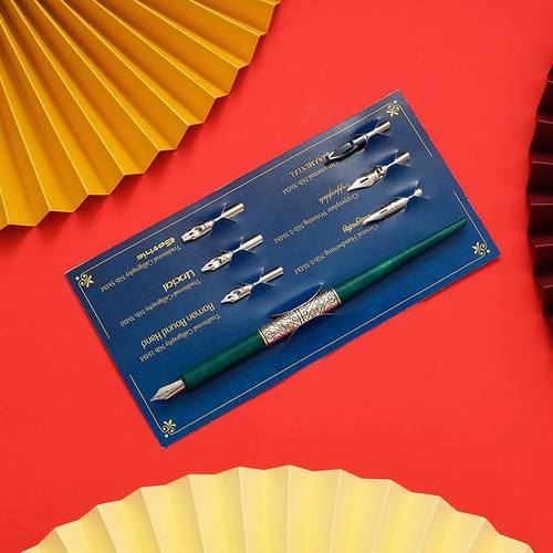 圆杆蘸水笔文具工厂学生钢笔练字漫画蘸水笔直杆批发斜杆书法英文