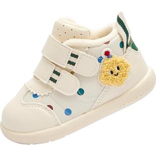 巴拉巴拉童鞋宝宝学步鞋男童婴儿鞋加绒防滑秋冬透气舒适鞋子可爱