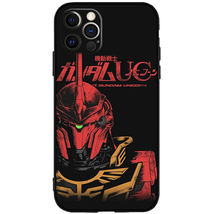 GUNDAM高达SEED手机壳适用14苹果16 17 12PROMAX液态硅胶15红米一加ace3v小米13挂绳IQOONEO8全包VIVO MATE60
