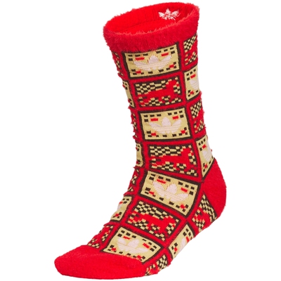 adidas阿迪达斯三叶草新年款休闲袜子KS2743