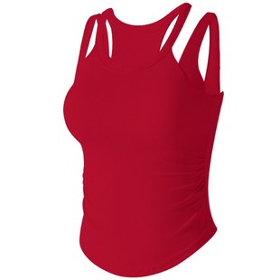 防震聚拢瑜伽背心女跑步健身运动内衣假两件美背普拉提训练文胸新