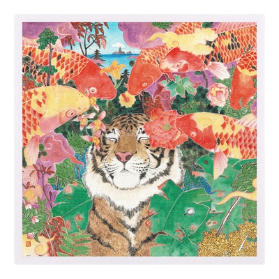 3djp萌宠插画平面塑料拼图1600片