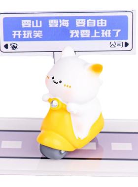 可爱办公室桌面装饰猫咪摆件礼物