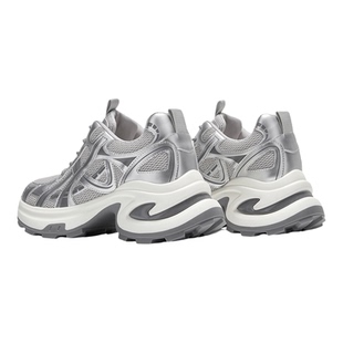 Lee Cooper厚底老爹鞋女款2026新款夏季透气网面内增高女鞋休闲鞋