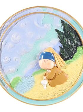 宝贝故事文艺复古壁挂浮雕装饰画