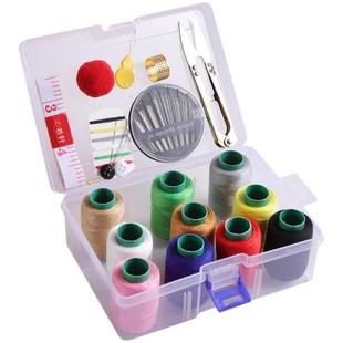 针线盒家用实用缝衣针线套装 家庭宿舍便携针线包高质量好收纳盒