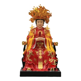 碧霞元君泰山奶奶树脂三霄娘娘泰山老母圣母神像生漆脱胎铸铜雕像
