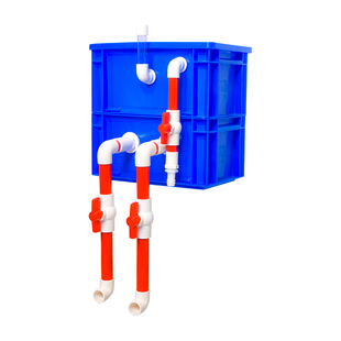 鱼缸过滤周转箱水循环系统鱼池滴流盒净水循环室外沼泽龟缸过滤箱