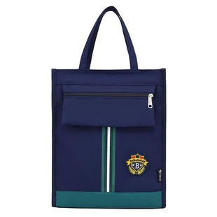 补习袋手提袋小学生拎书袋补课包美术袋文件袋收纳袋作业袋牛津布包初中生课外补习班专用书包新款轻便耐磨