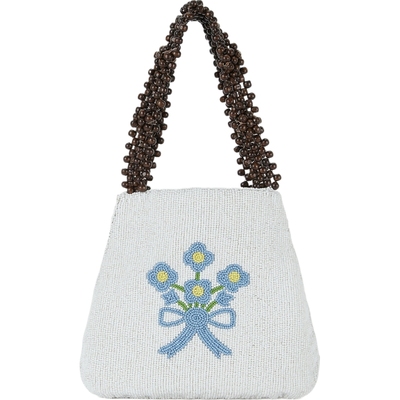 【折扣】SHRIMPS 女彩色玻璃串珠手提包