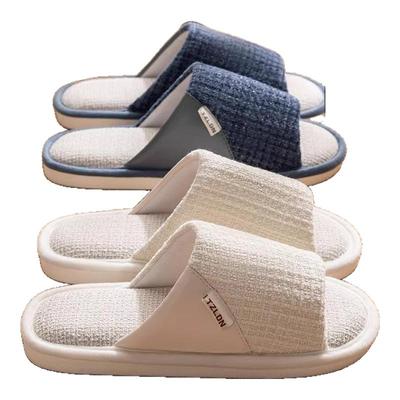 买一送一亚麻拖鞋女春秋2025新款