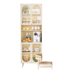 钢制角柜餐边柜墙角卧室收纳储物柜多层置物柜橱柜