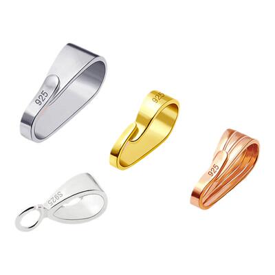 活动卡扣开口扣头S925银吊坠扣头